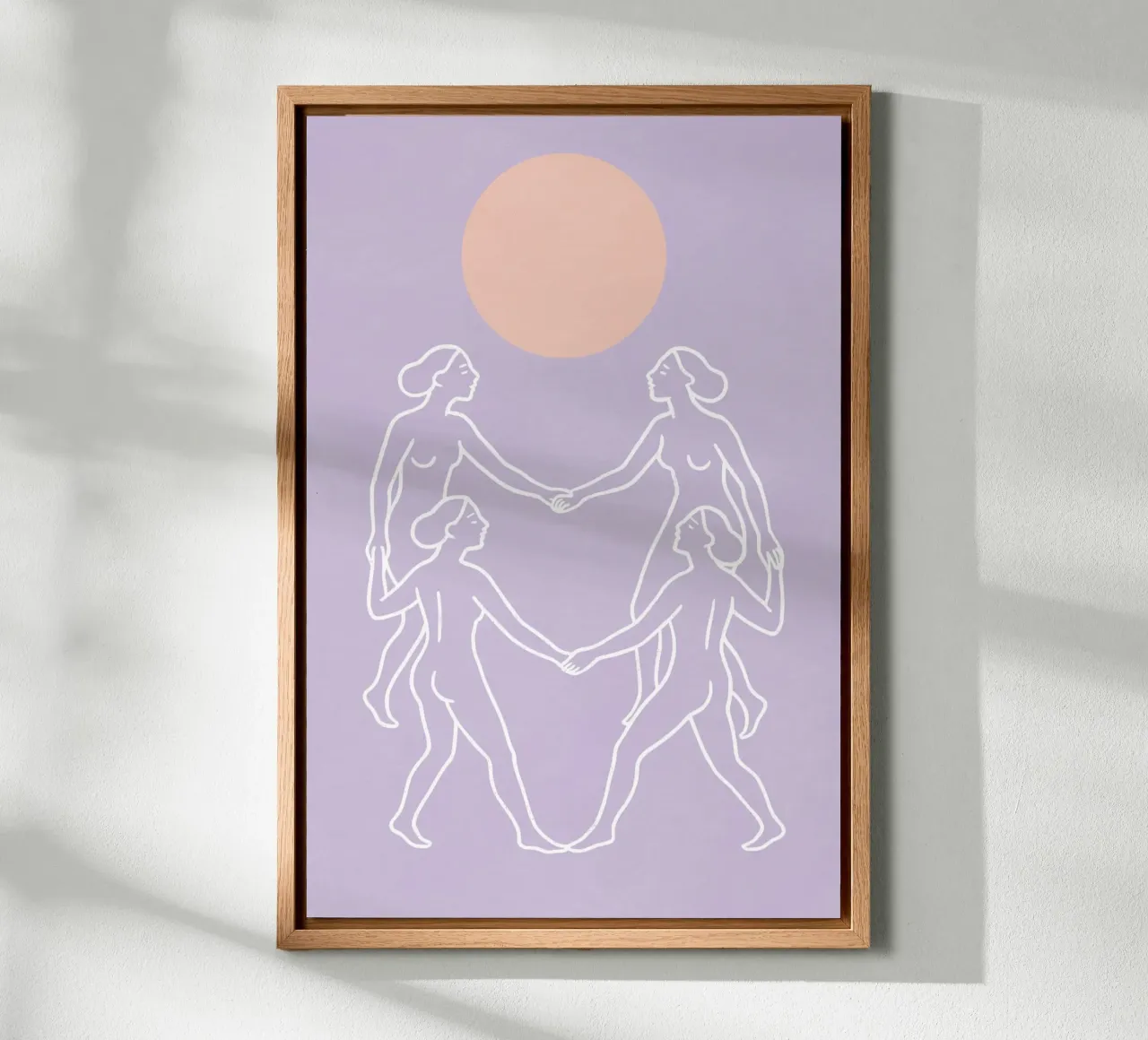 The Sun Dancer tela con Cornice a cassetta da treechild