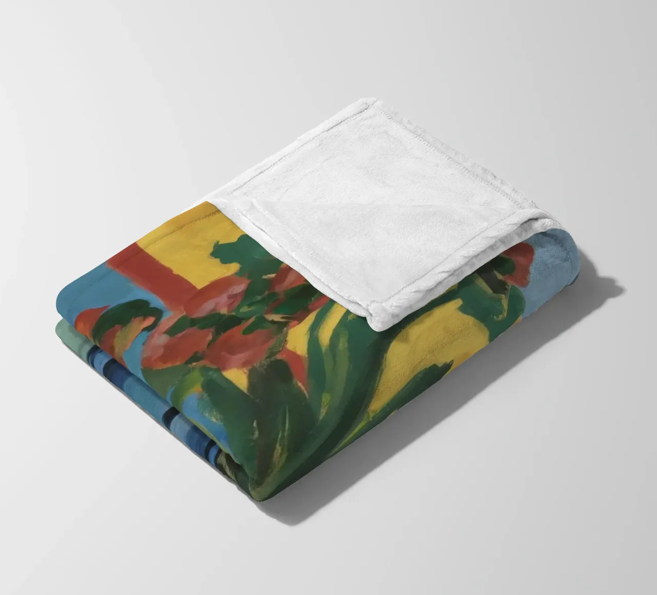 Fiore di bacche di cobalto coperta in pile da Fable Tempa