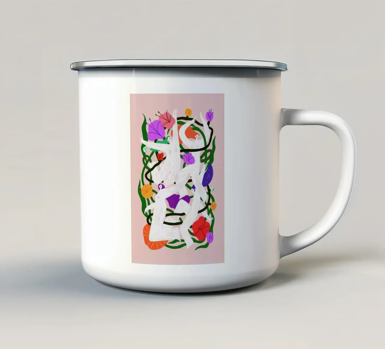 Forget Me Knots tazza in smalto da Pure