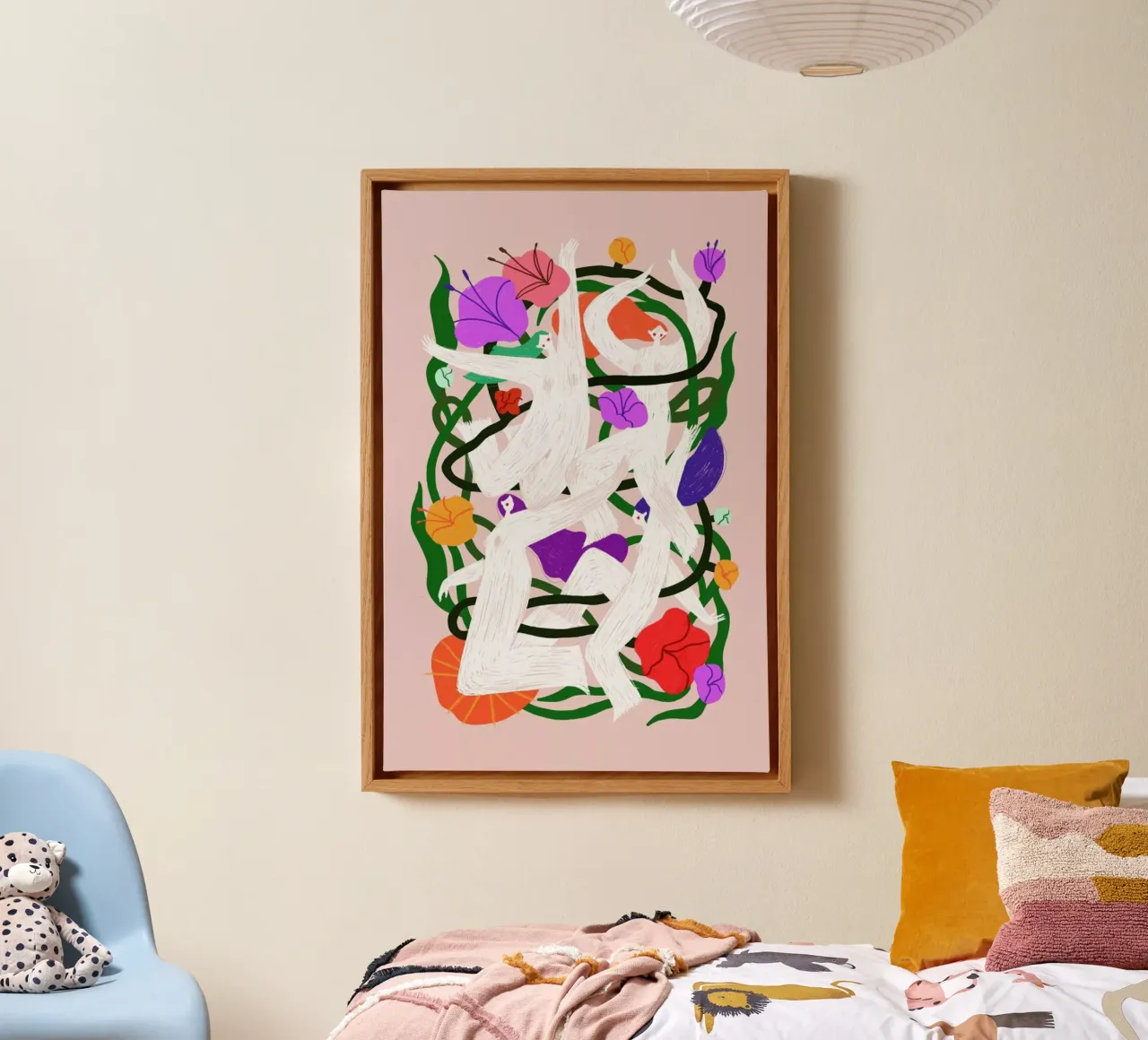 Forget Me Knots canvas by Pure