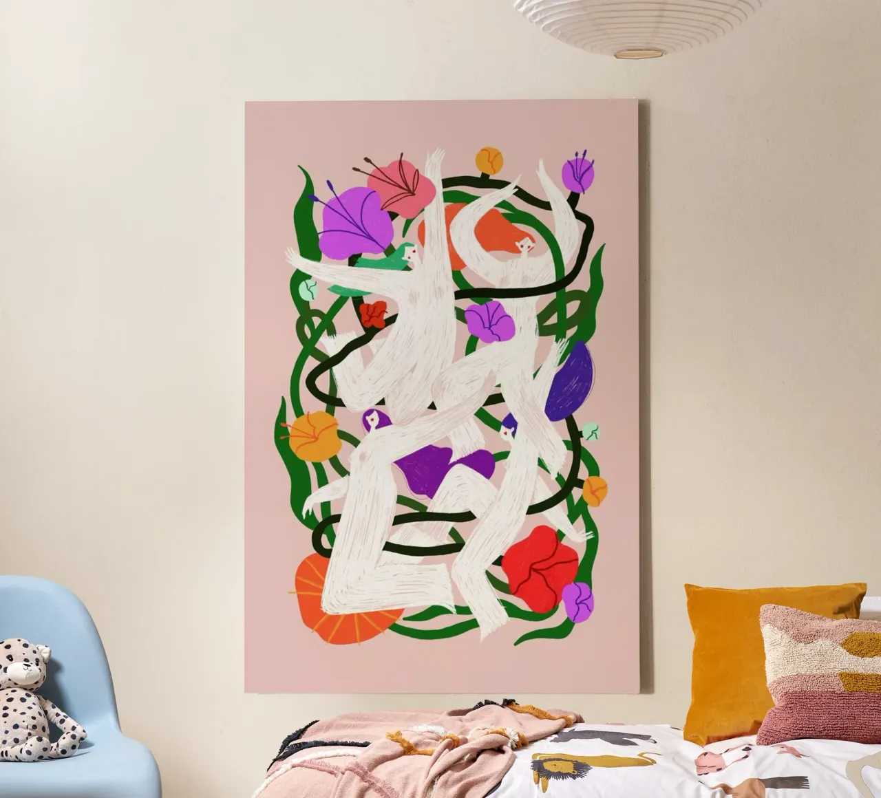 Forget Me Knots canvas by Pure