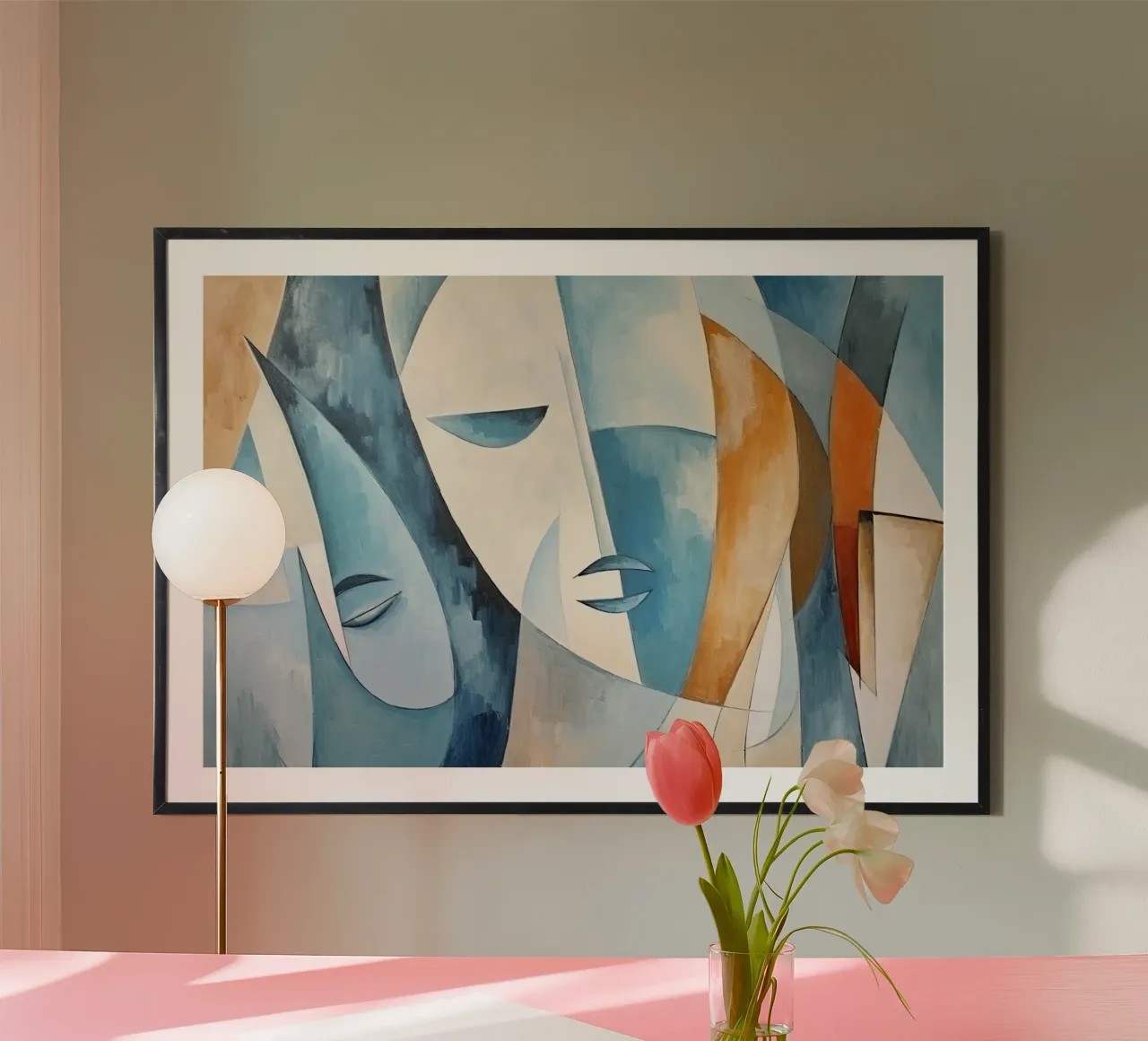 Arte da parete di Imagine poster con telaio in legno da Imagine