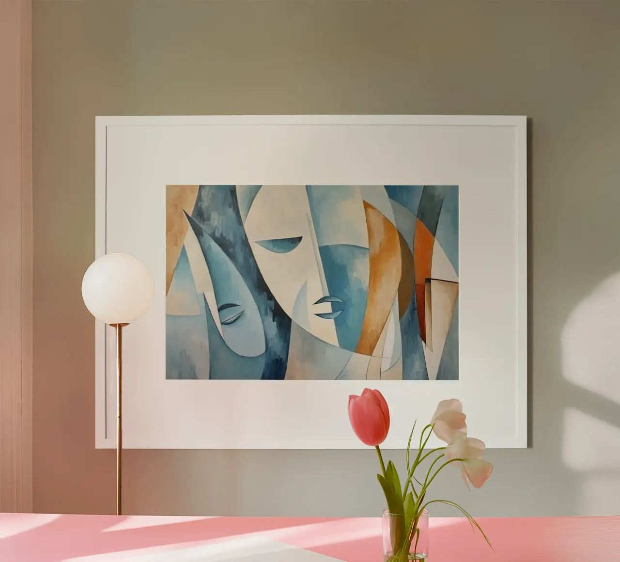Arte da parete di Imagine poster con telaio in legno da Imagine