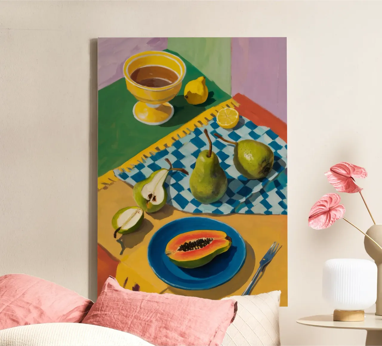Papaja Peer Duet canvas met Baklijst van Fable Tempa