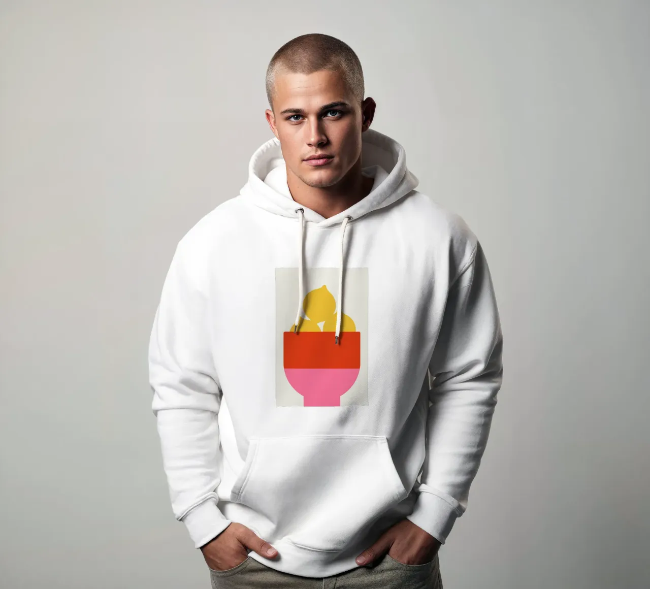Lemons felpa con cappuccio da Bo Lundberg