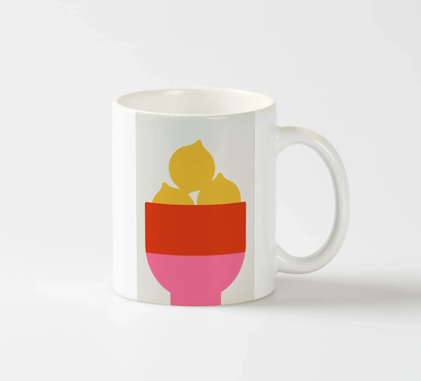 Lemons ceramic mug by Bo Lundberg