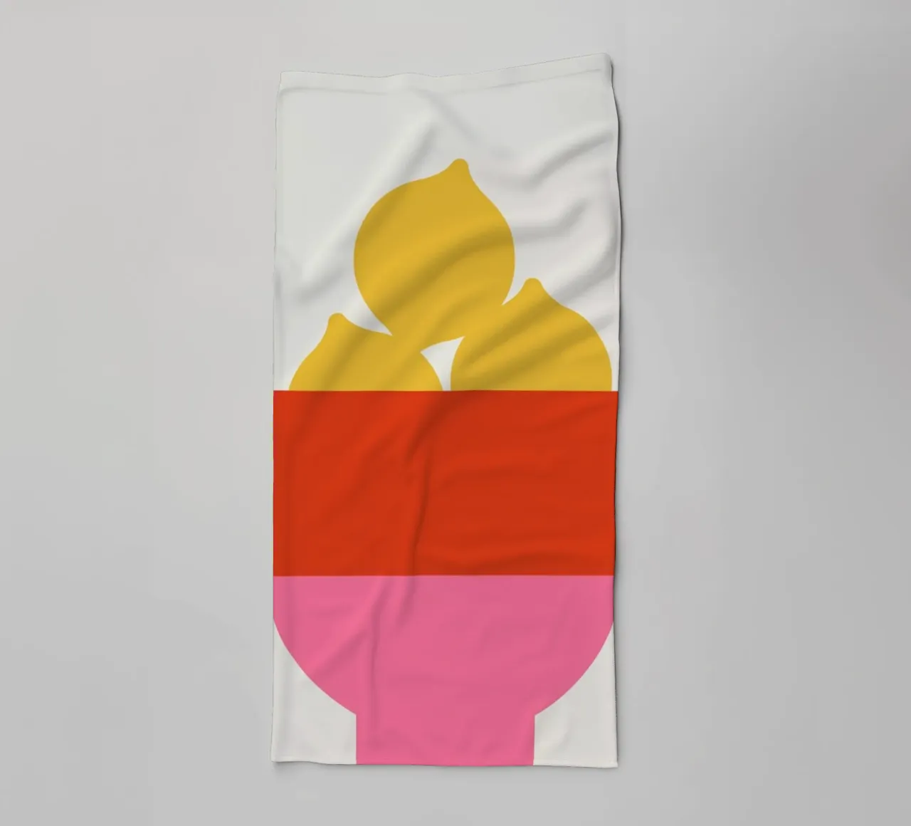 Lemons towel by Bo Lundberg