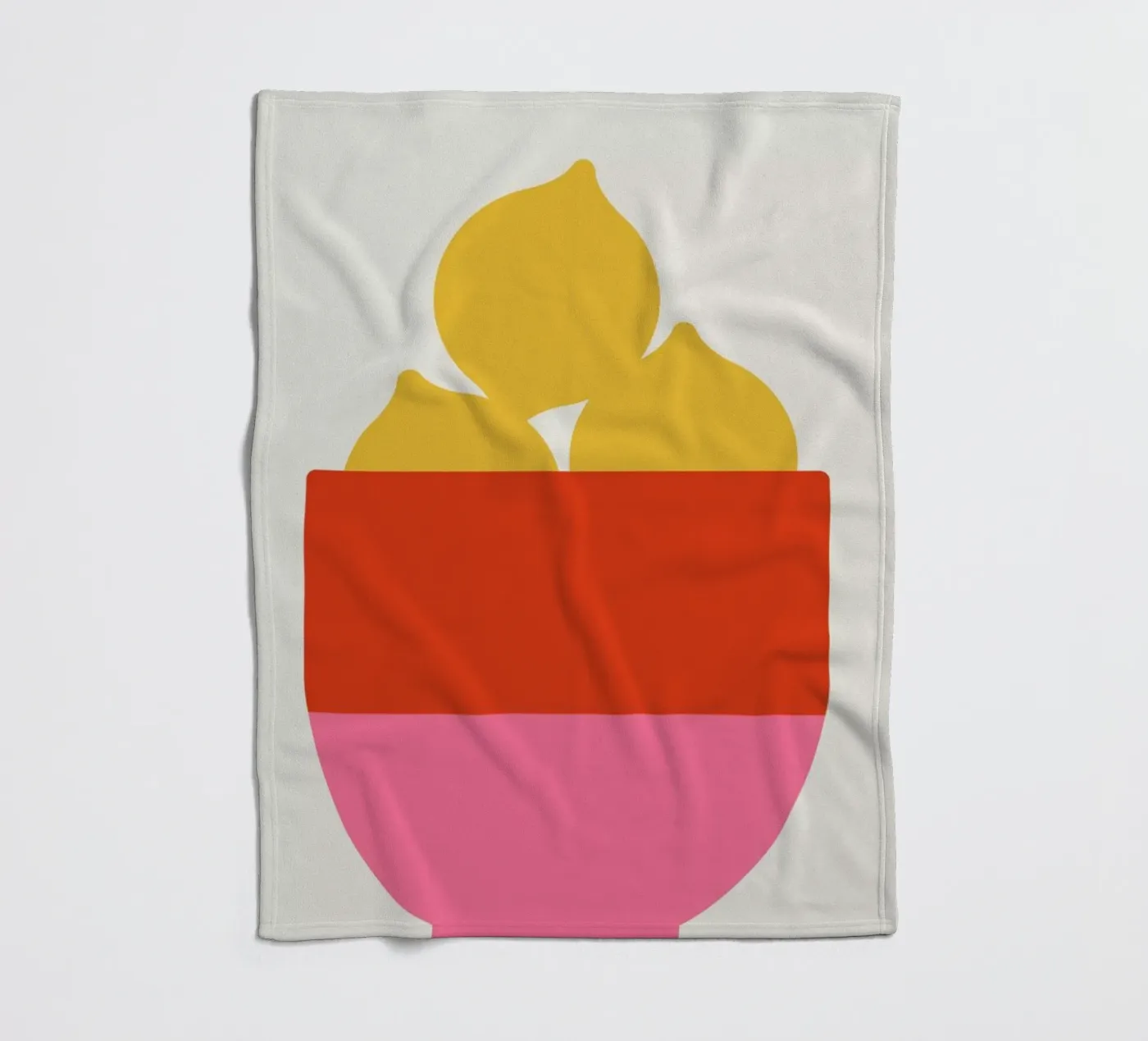 Lemons fleecedeken van Bo Lundberg