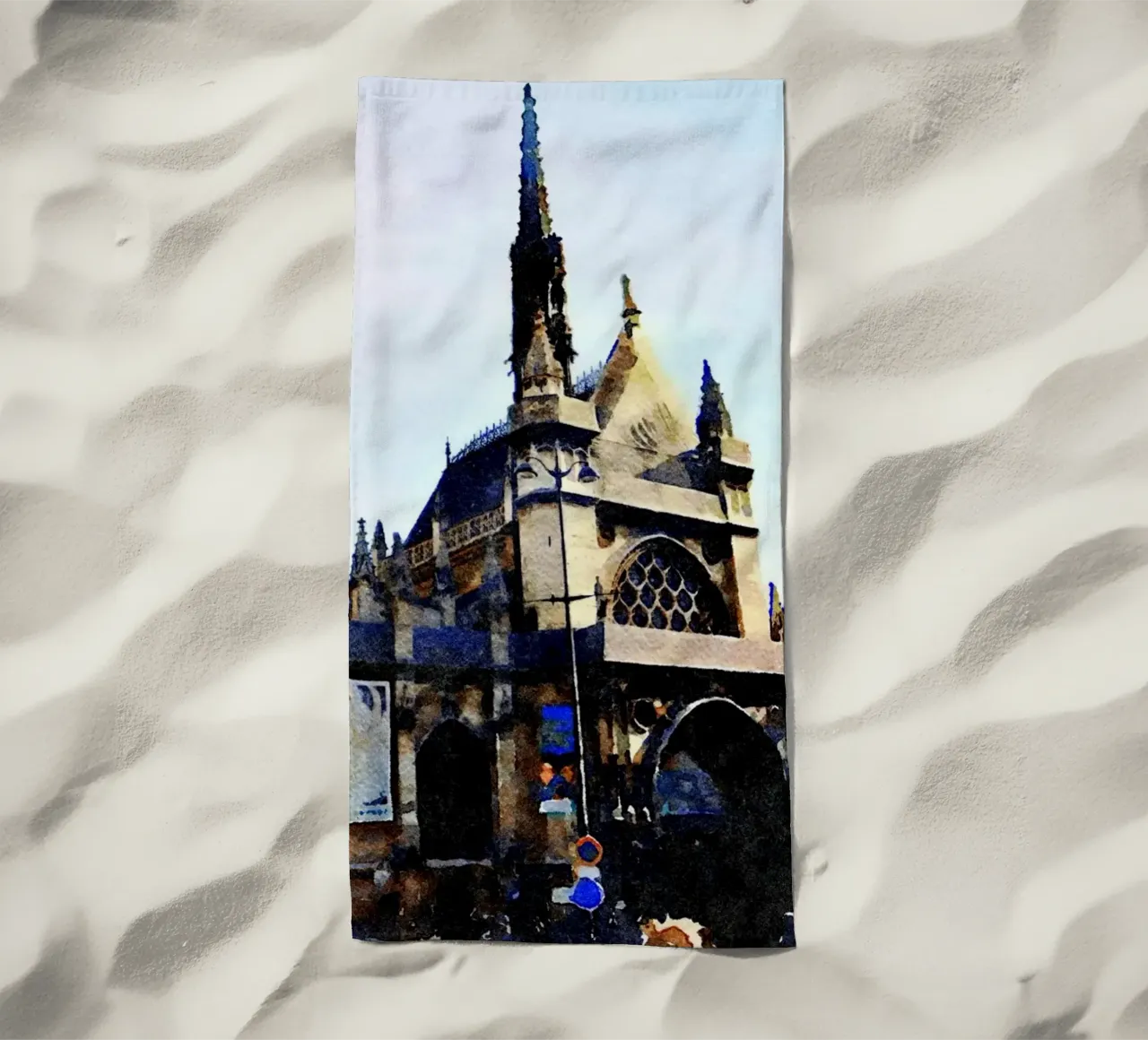 Una chiesa a Parigi telo mare da Massimo Frascogna