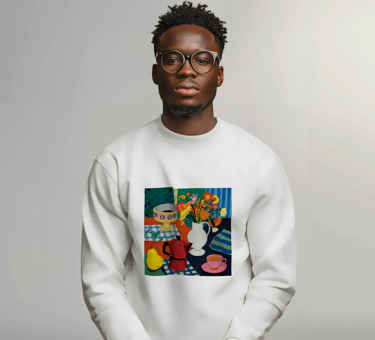 Pausa caffè a scacchi felpa da Fable Tempa