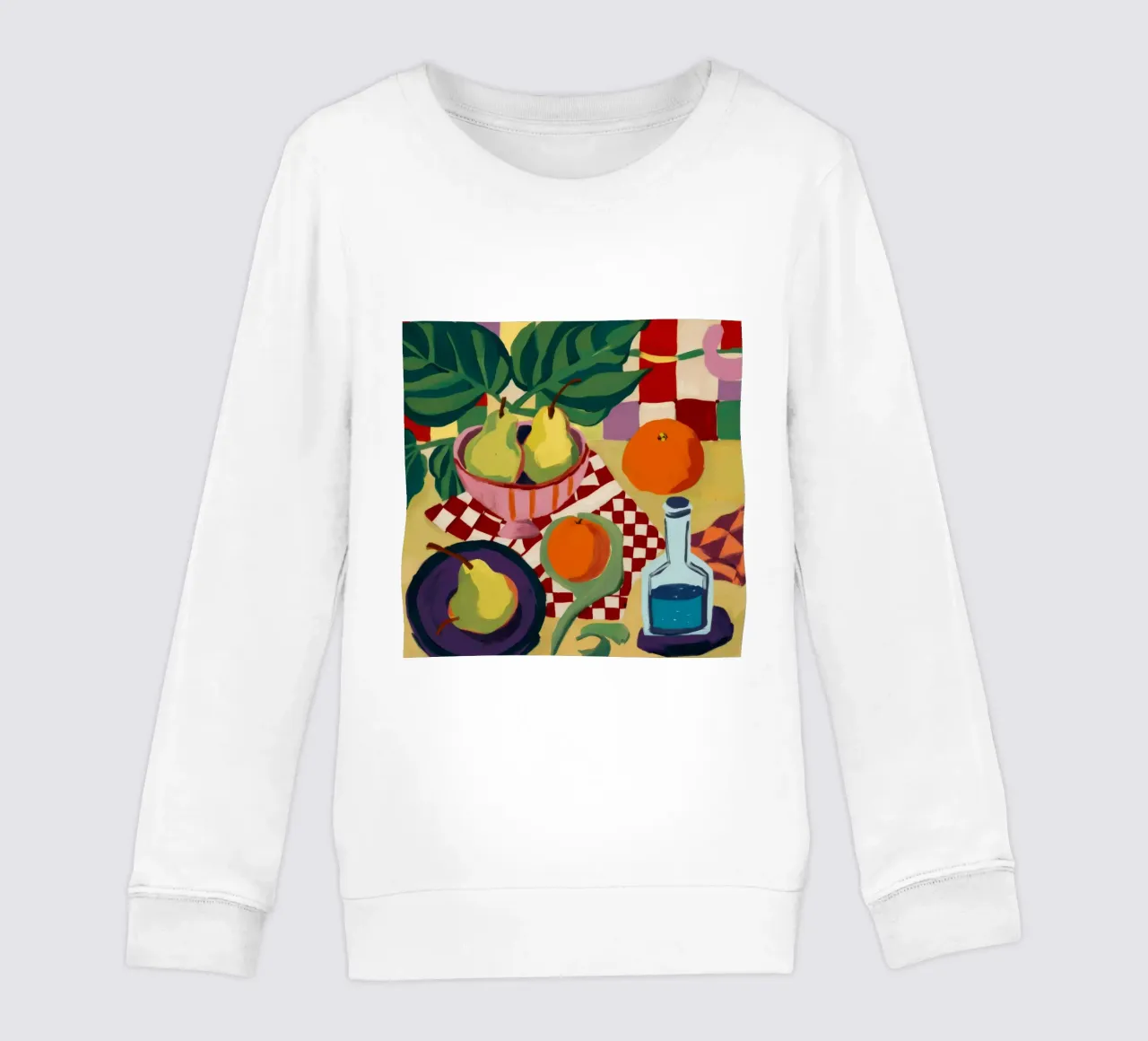 Gingham Fles Serenity kinder sweatshirt van Fable Tempa