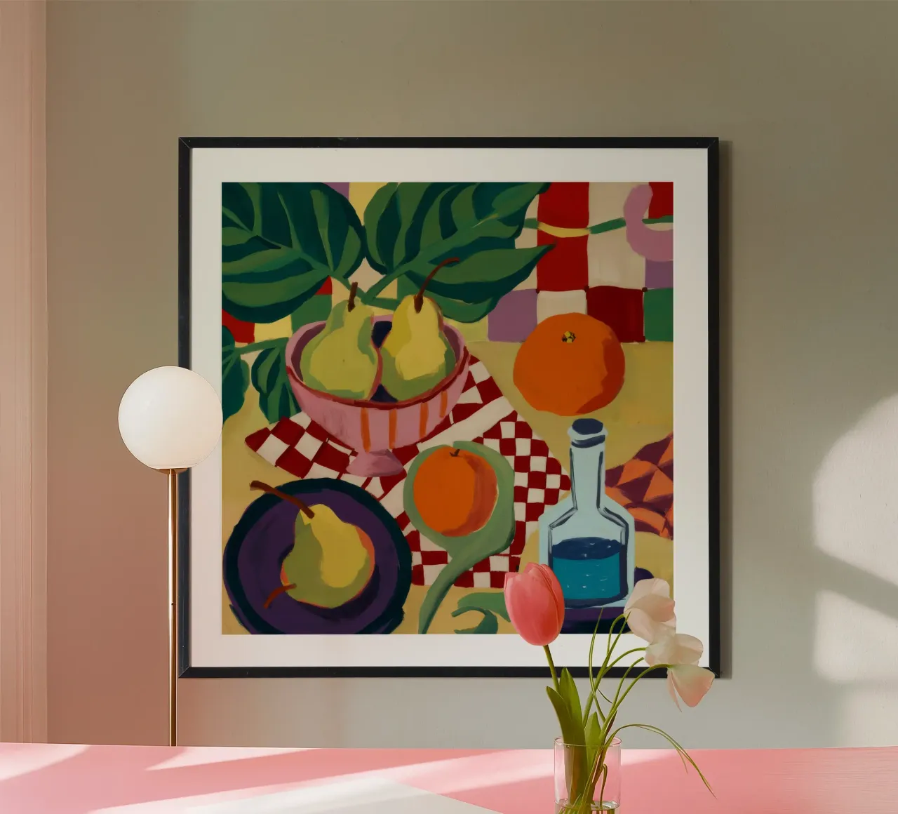 Bouteille vichy Sérénité poster de Fable Tempa