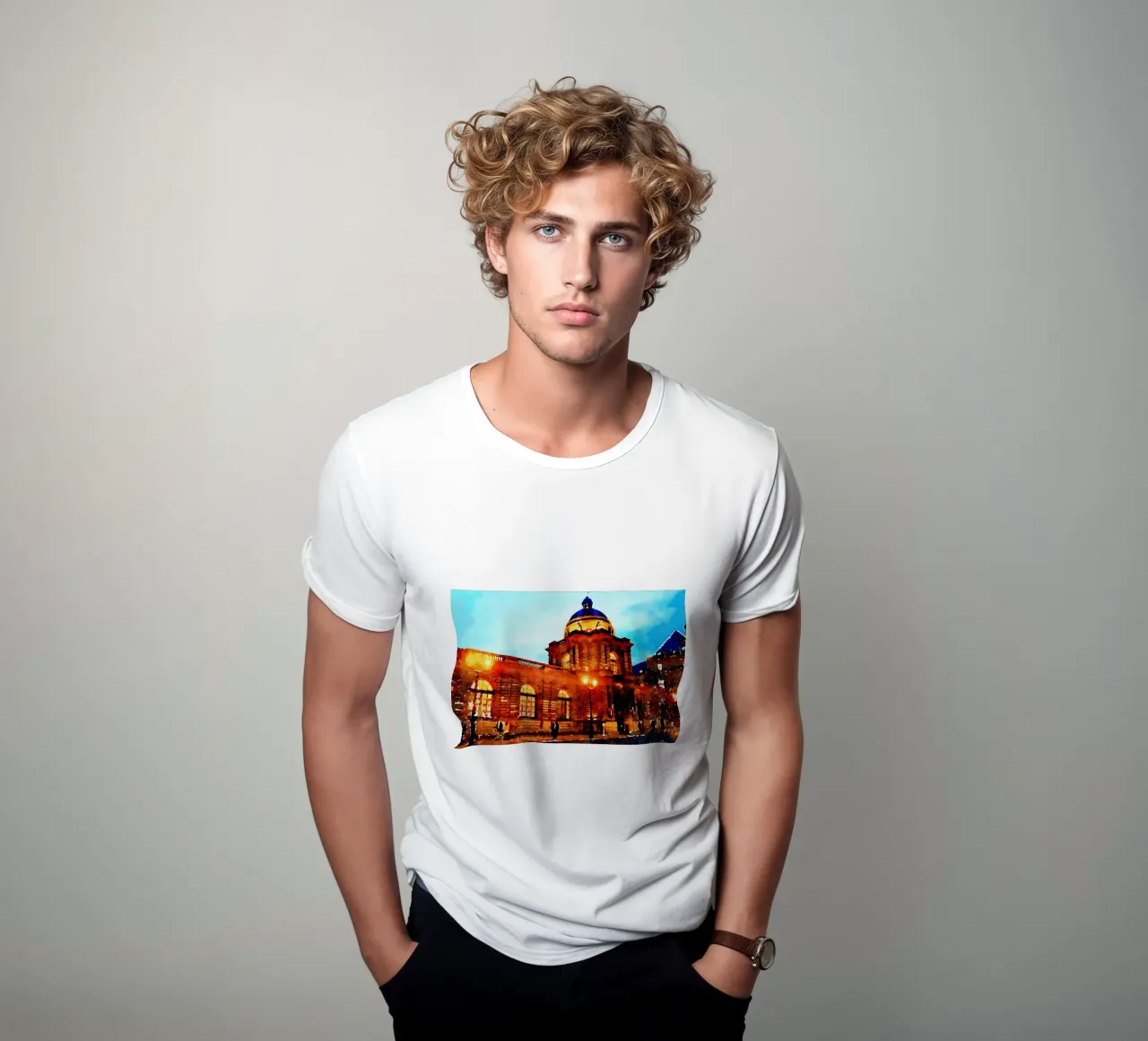 Una sera a Parigi. t-shirt da Massimo Frascogna