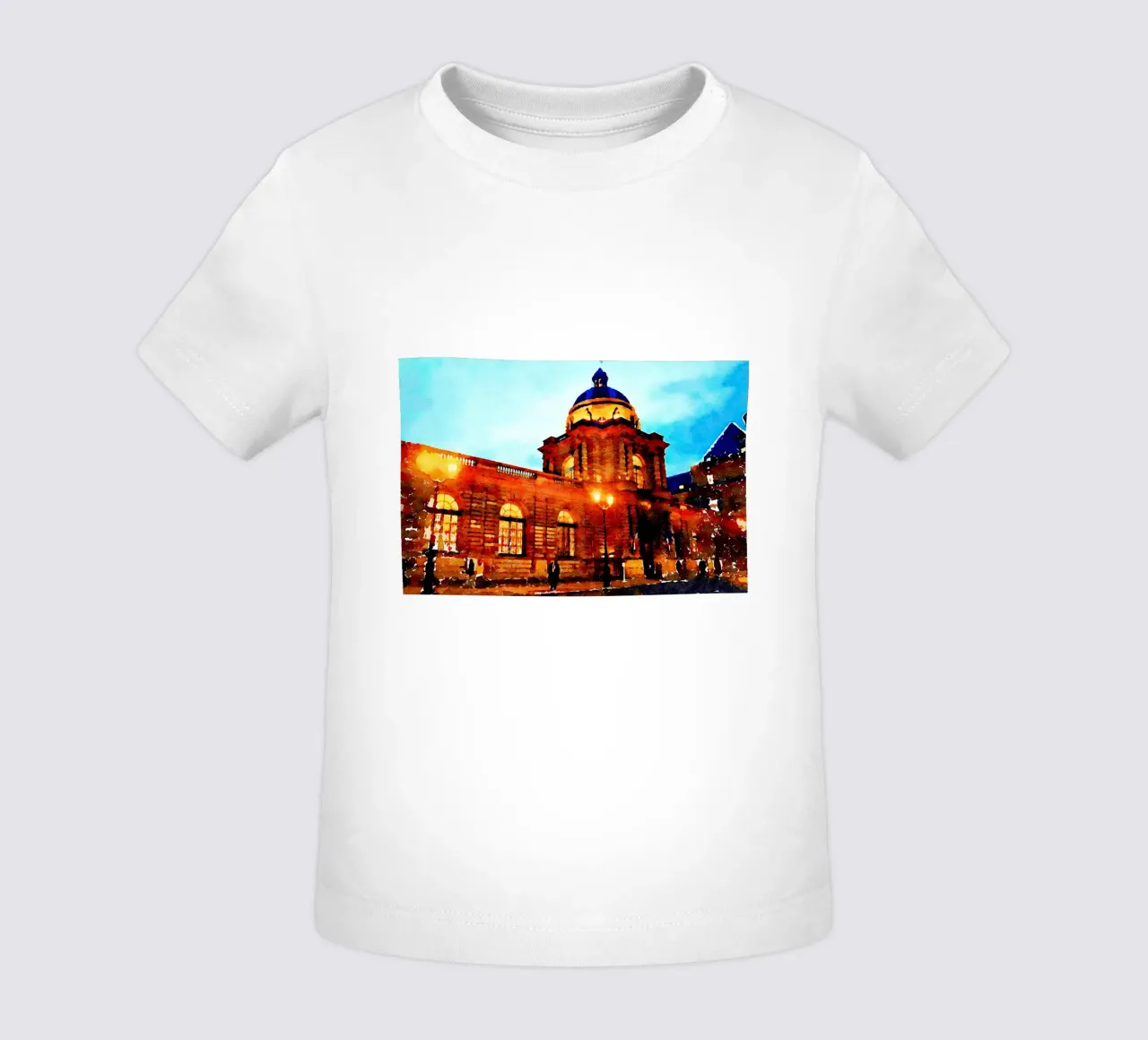 Une soirée à Paris. t-shirt pour bébé de Massimo Frascogna