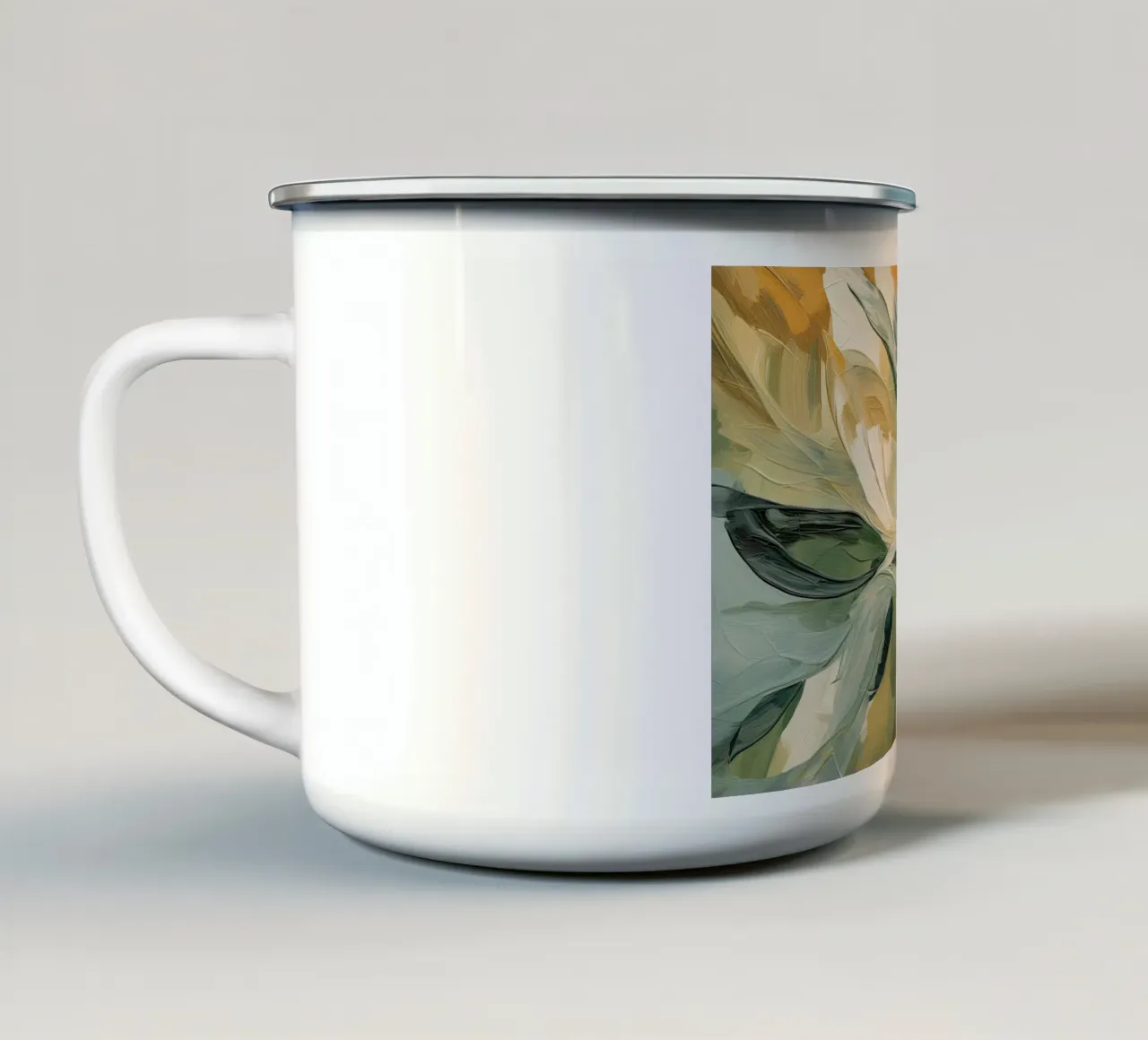 Arte da parete di Imagine tazza in smalto da Imagine