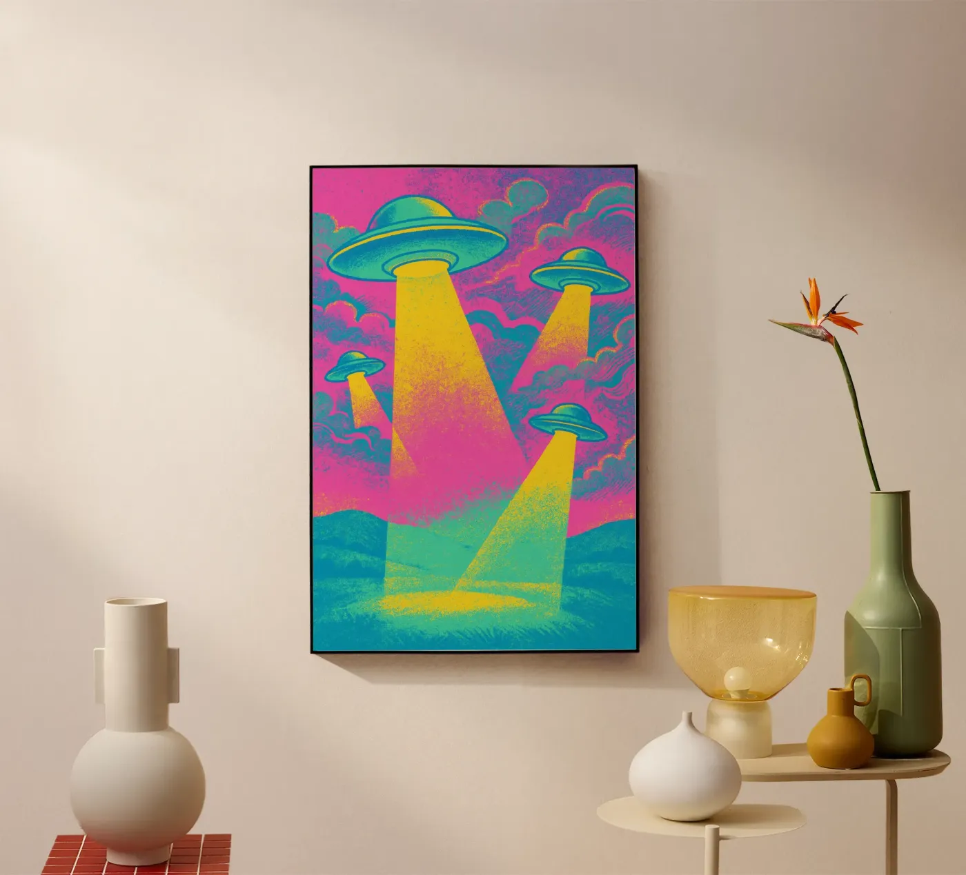 Neon UFO`s plexiglass da treechild