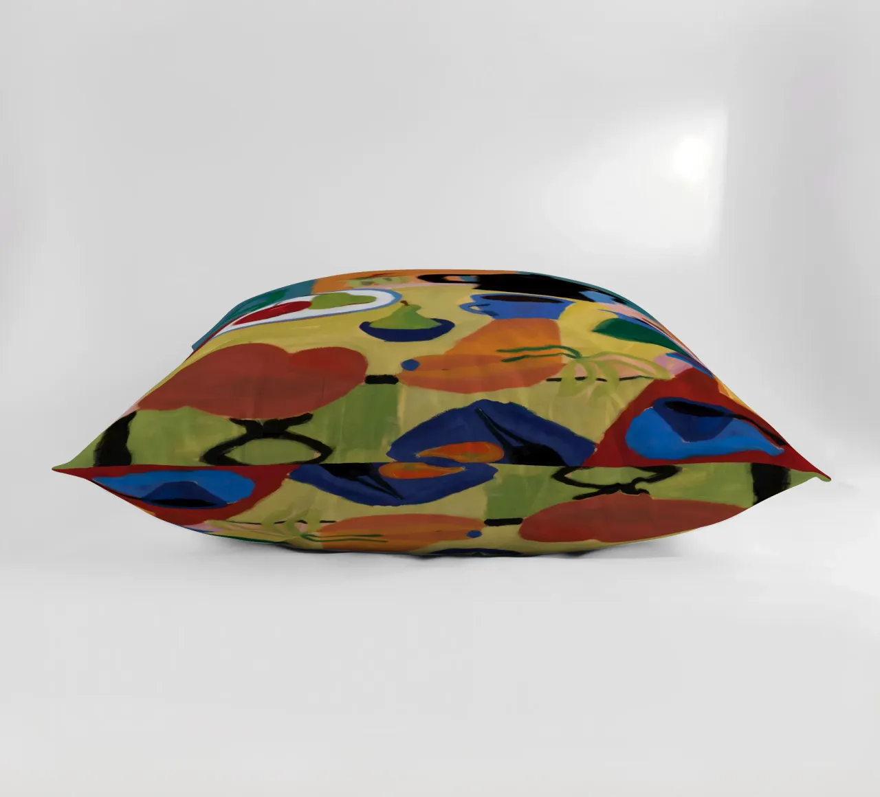 Primary Joyful Chaos decorative cushion by Fable Tempa