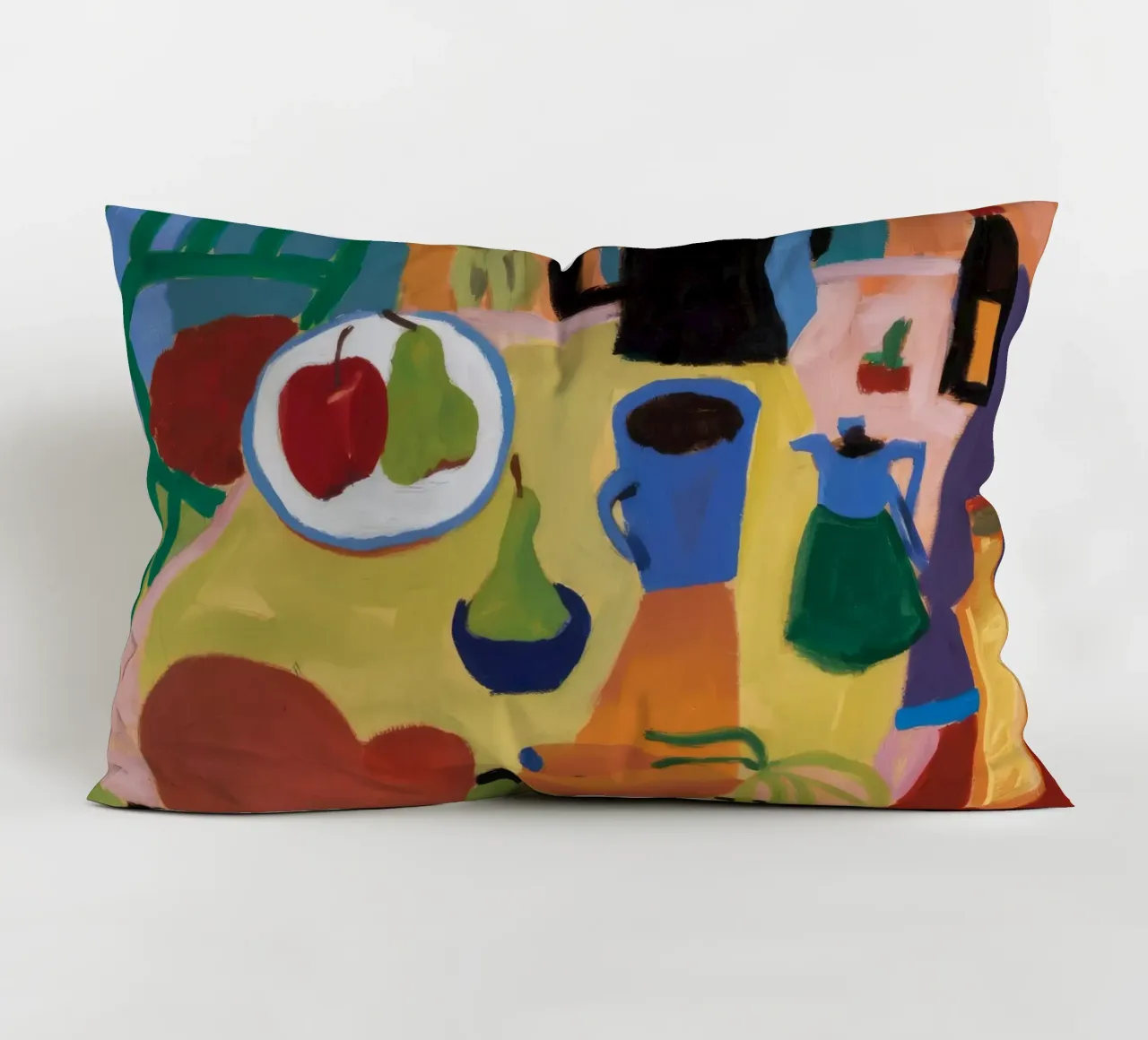 Primary Joyful Chaos decorative cushion by Fable Tempa