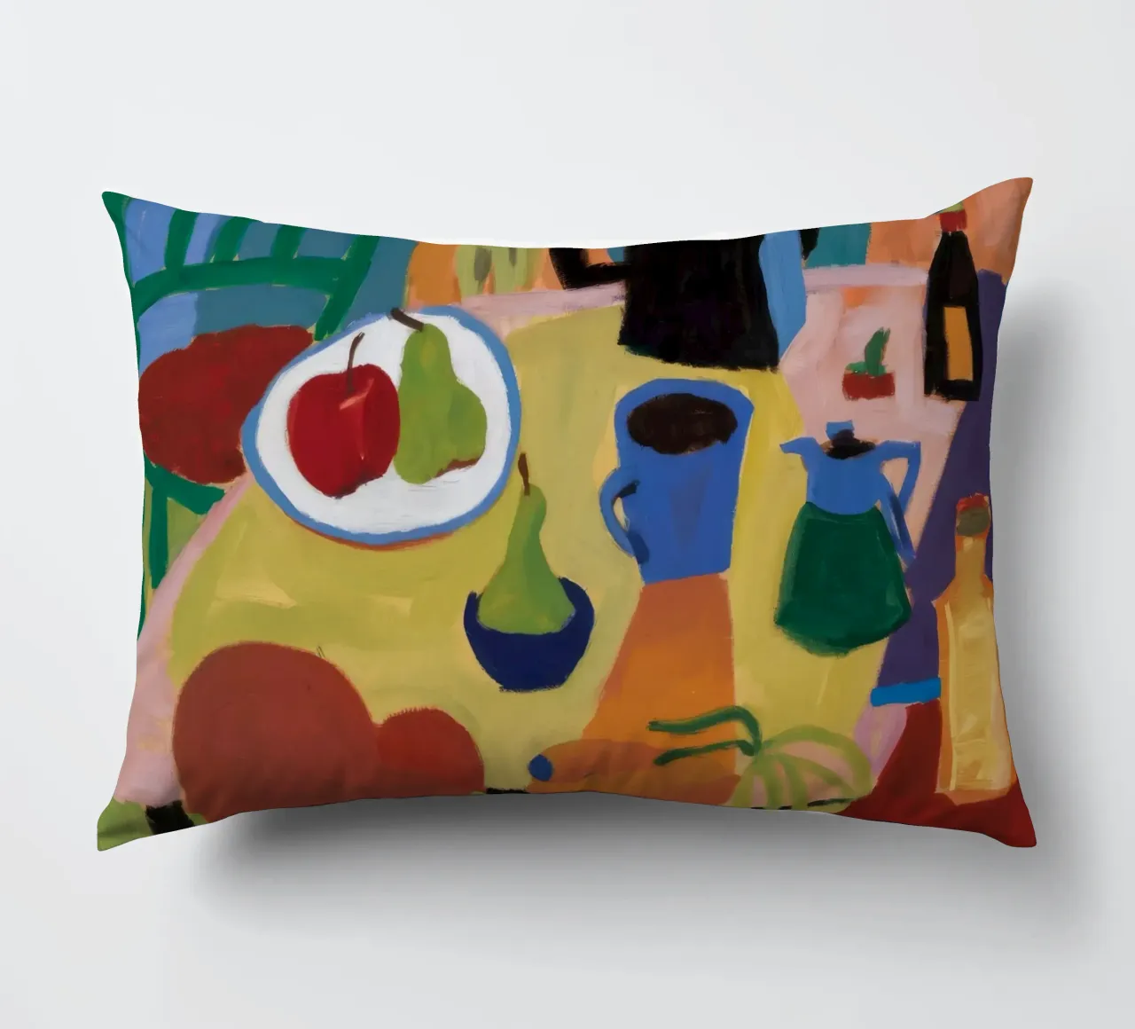 Primary Joyful Chaos decorative cushion by Fable Tempa