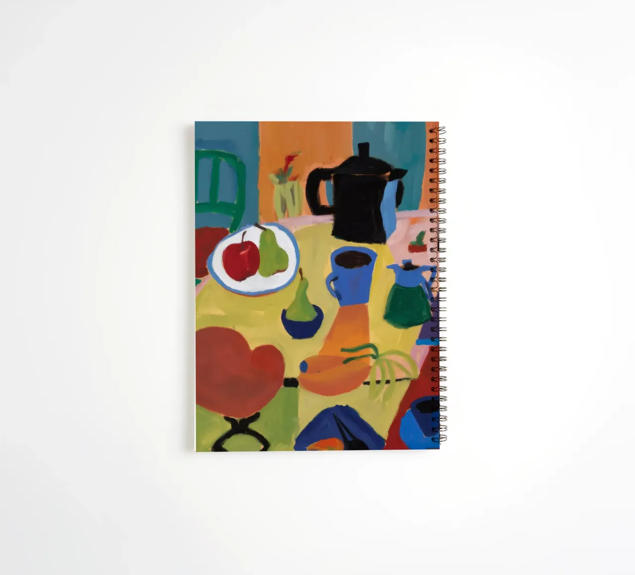 Primary Joyful Chaos spiral notebook by Fable Tempa