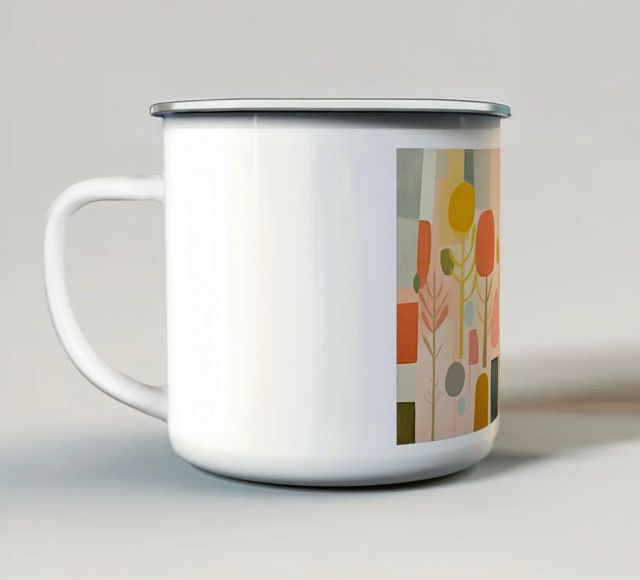 Arte da parete di Imagine tazza in smalto da Imagine
