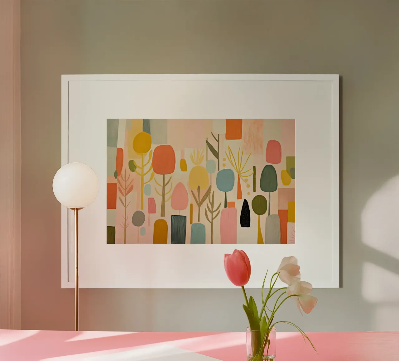 Arte da parete di Imagine poster con telaio in legno da Imagine