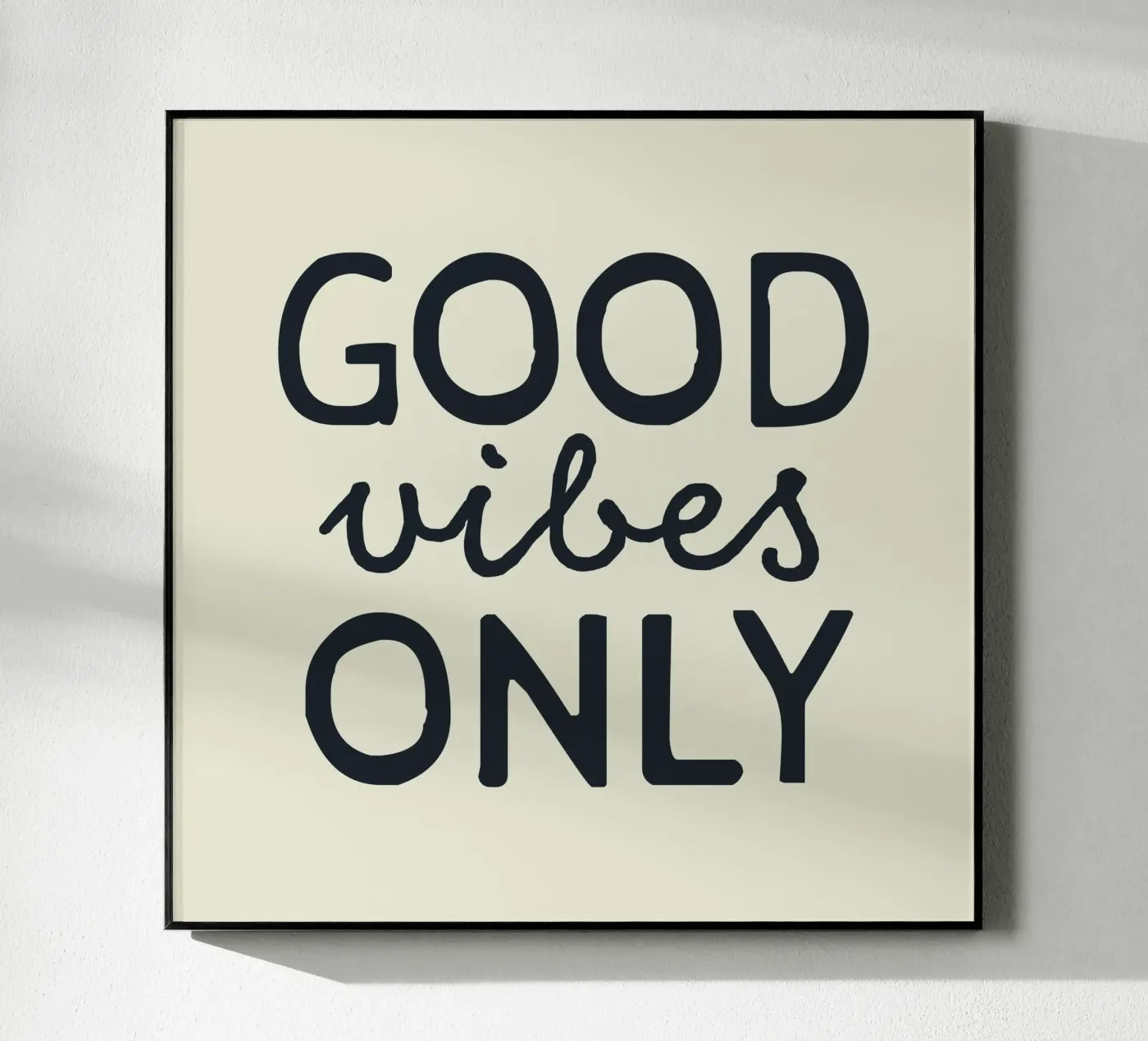 GOOD vibes ONLY plexiglass da STUDIO 4H37