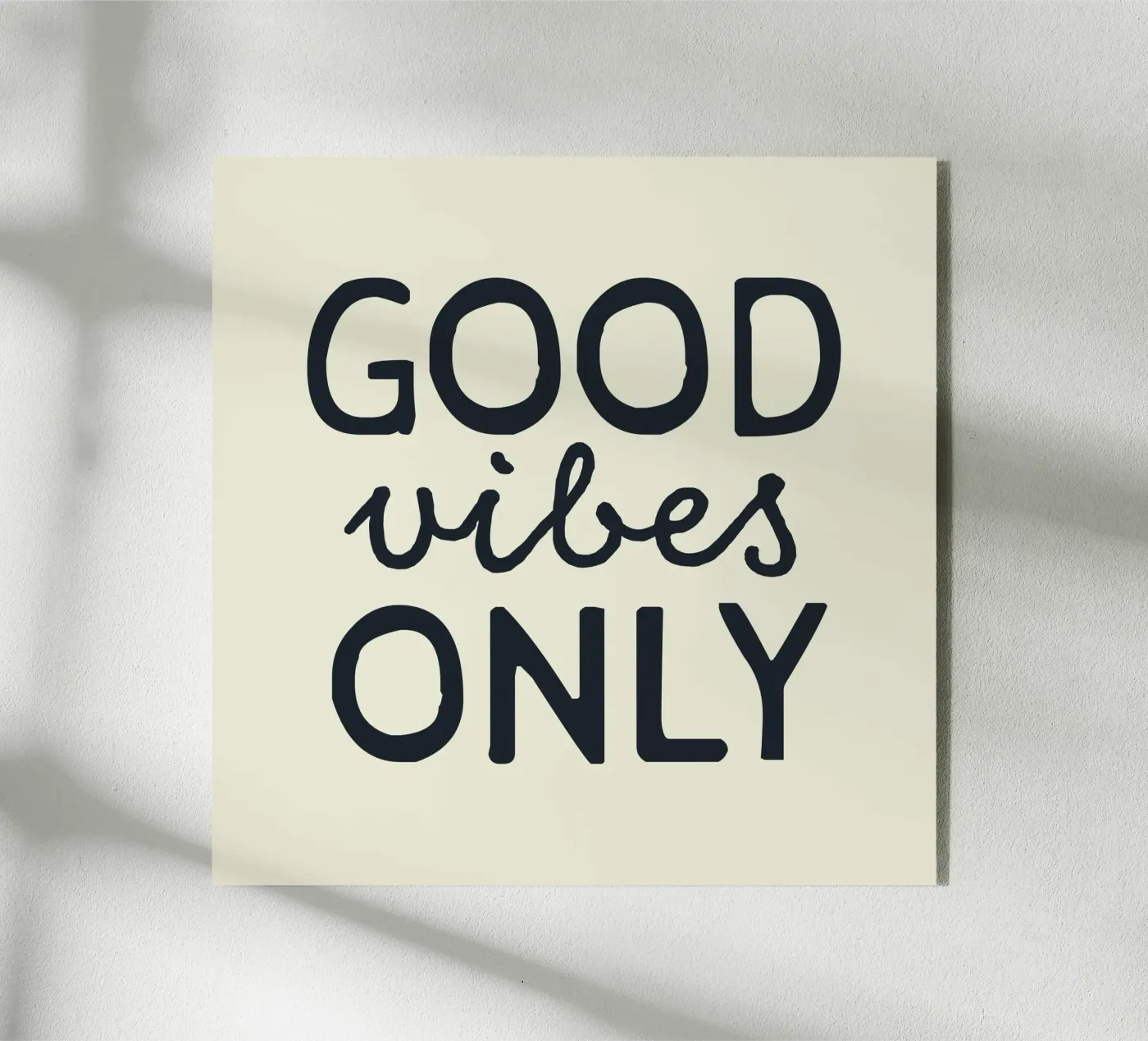 GOOD vibes ONLY plexiglass da STUDIO 4H37