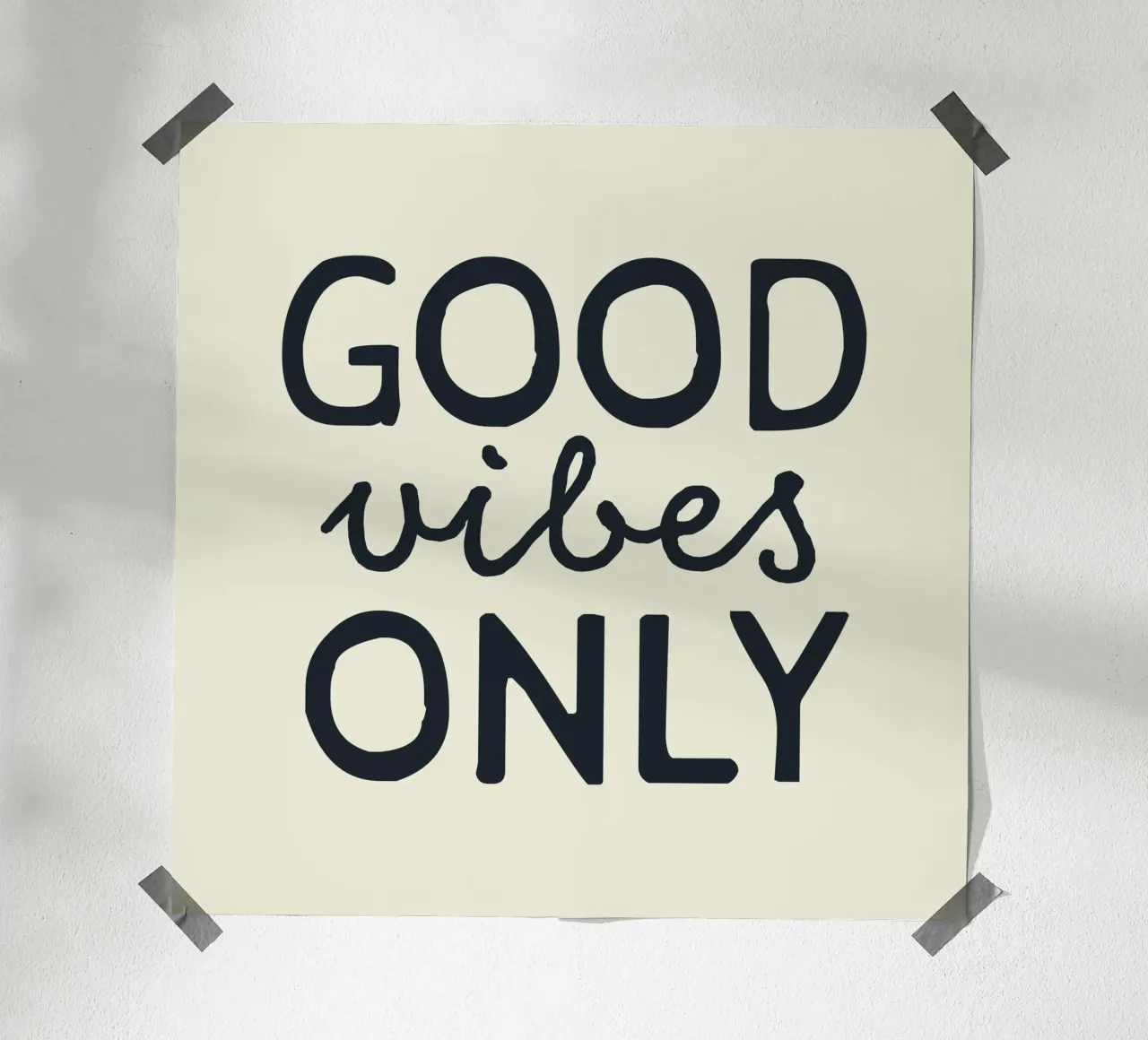 GOOD vibes ONLY carta hahnemühle da STUDIO 4H37