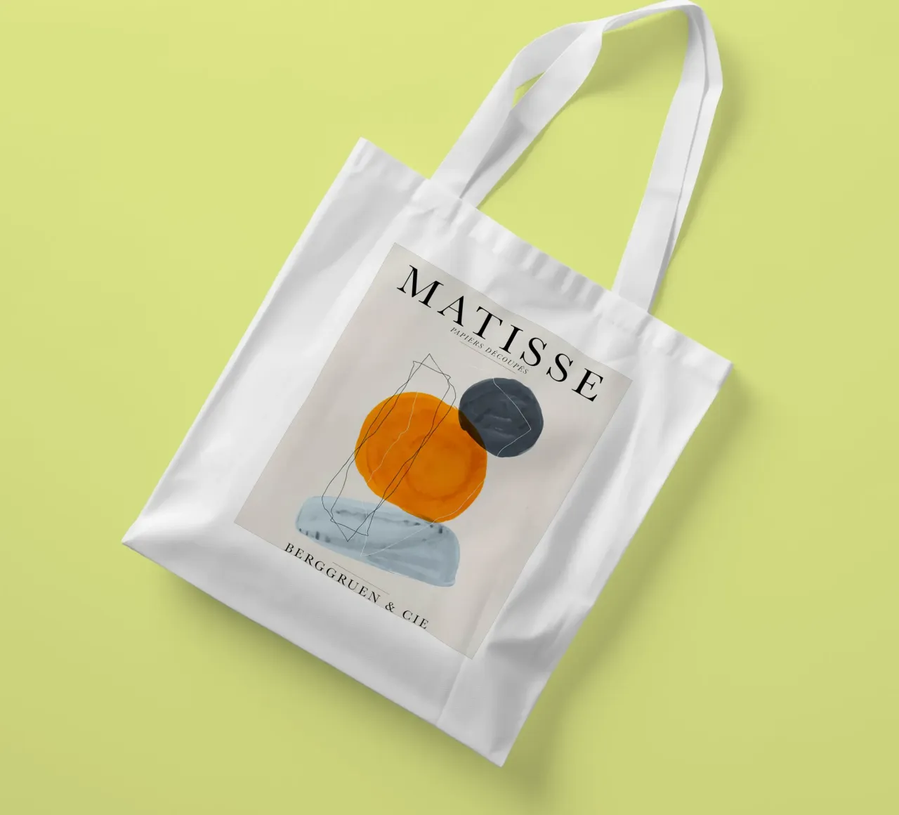 Henri Matisse - Forme e linee astratte Vintage borsa in juta da Spencer Farrell2