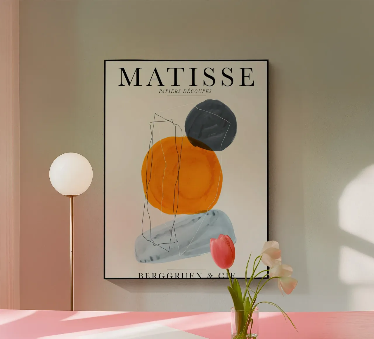 Henri Matisse - Forme e linee astratte Vintage plexiglass da Spencer Farrell2