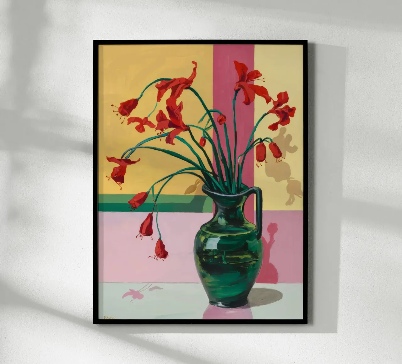 Eleganza del giglio rosso poster da Pan Denim