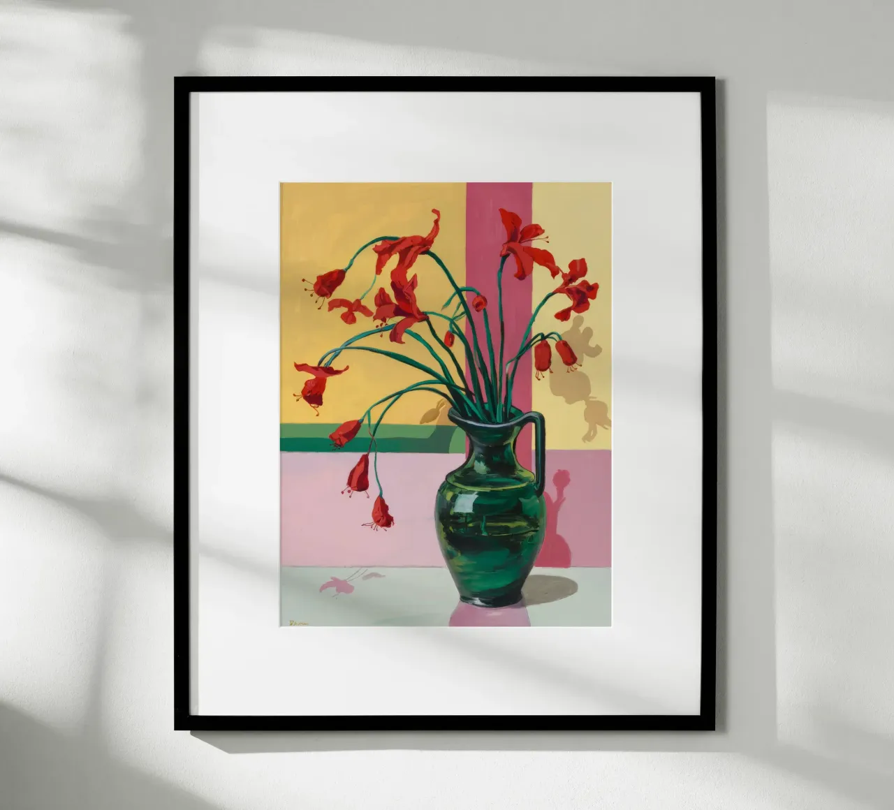 Eleganza del giglio rosso poster da Pan Denim