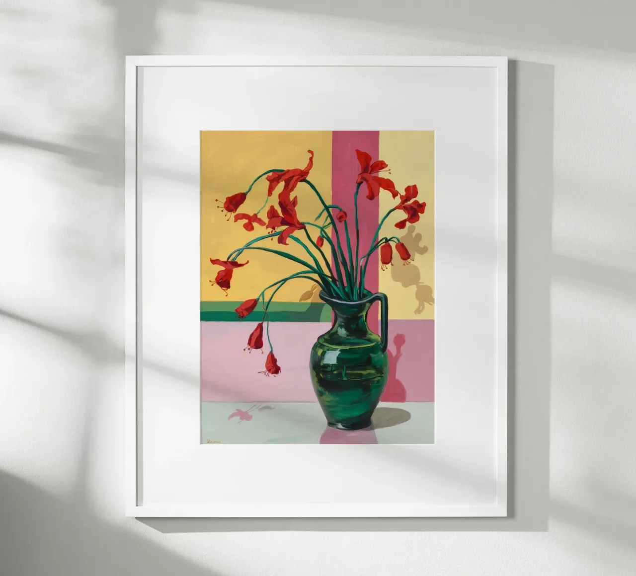 Eleganza del giglio rosso poster da Pan Denim