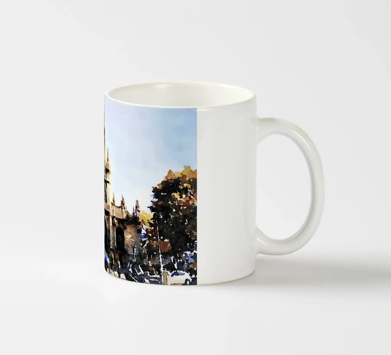 Chiesa di Parigi tazza in ceramica da Massimo Frascogna