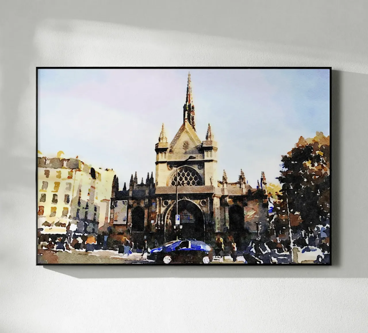 Chiesa di Parigi plexiglass da Massimo Frascogna