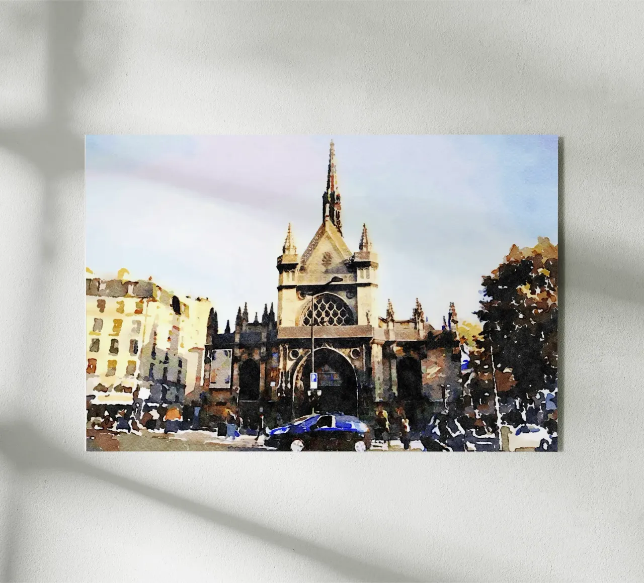Chiesa di Parigi plexiglass da Massimo Frascogna