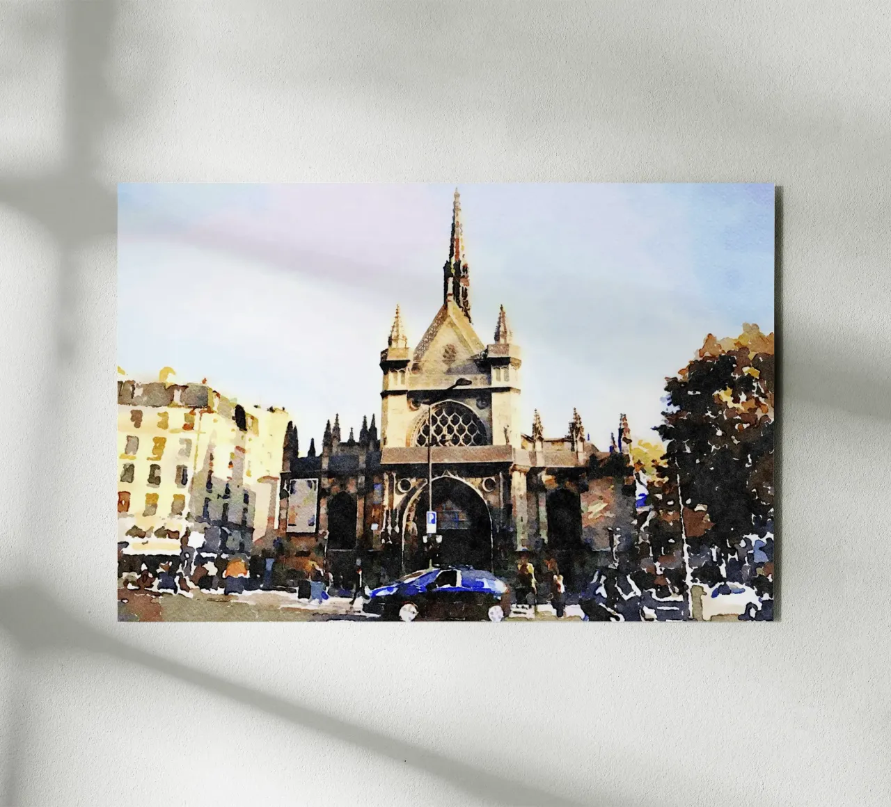 Chiesa di Parigi alluminio dibond da Massimo Frascogna