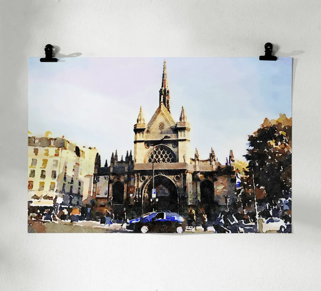Chiesa di Parigi poster da Massimo Frascogna