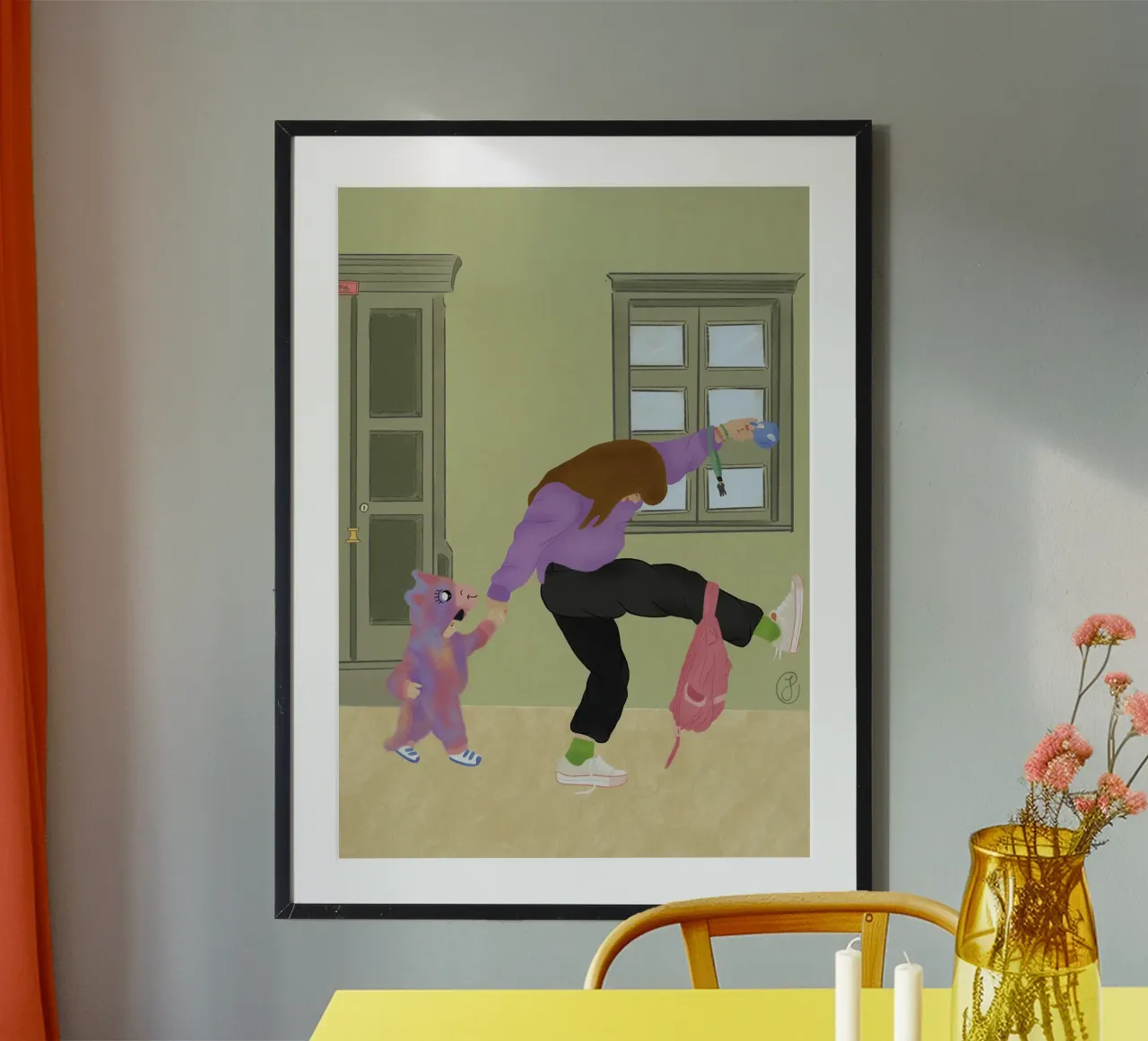 genitore figlio poster da maluniq