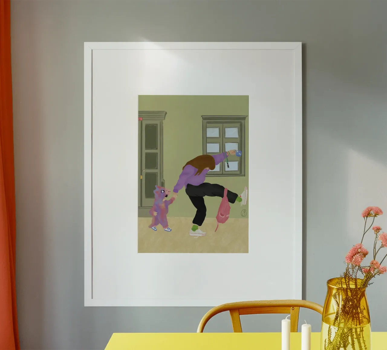 genitore figlio poster da maluniq