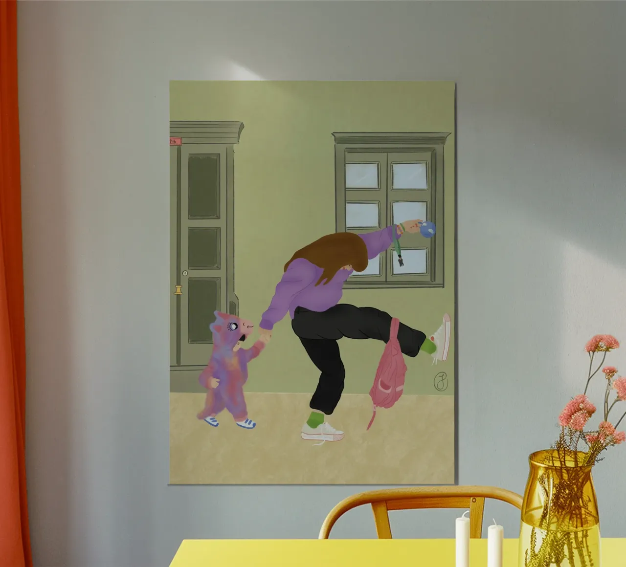genitore figlio poster da maluniq