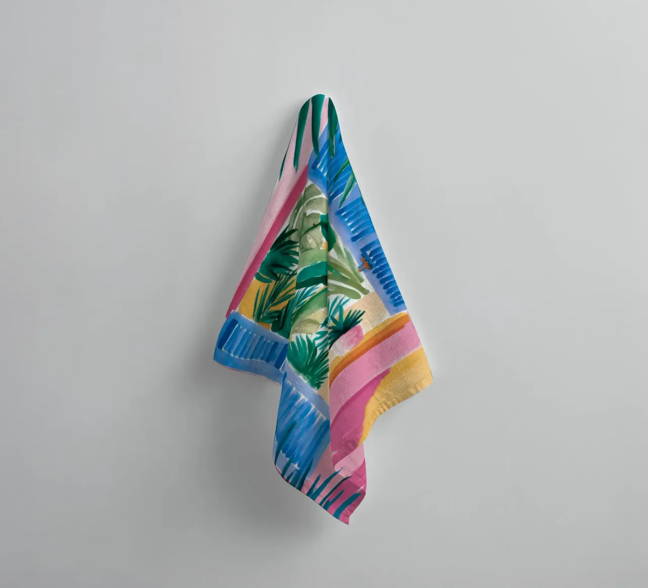 Blue Shutter Jungle Handtuch von FadeAura