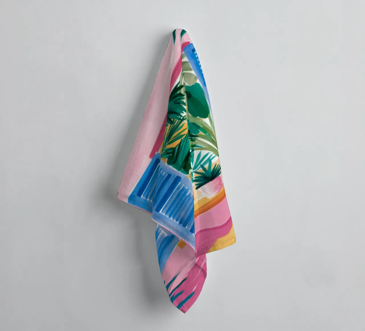 Blue Shutter Jungle Handtuch von FadeAura