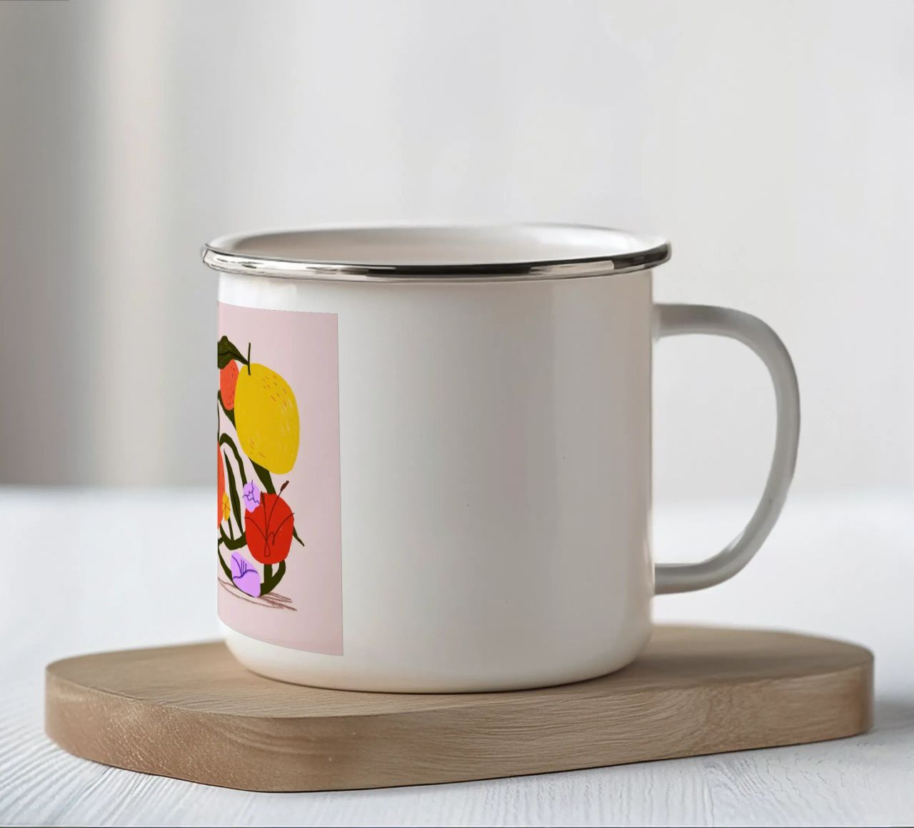 Zesty Twist tazza in smalto da Pure