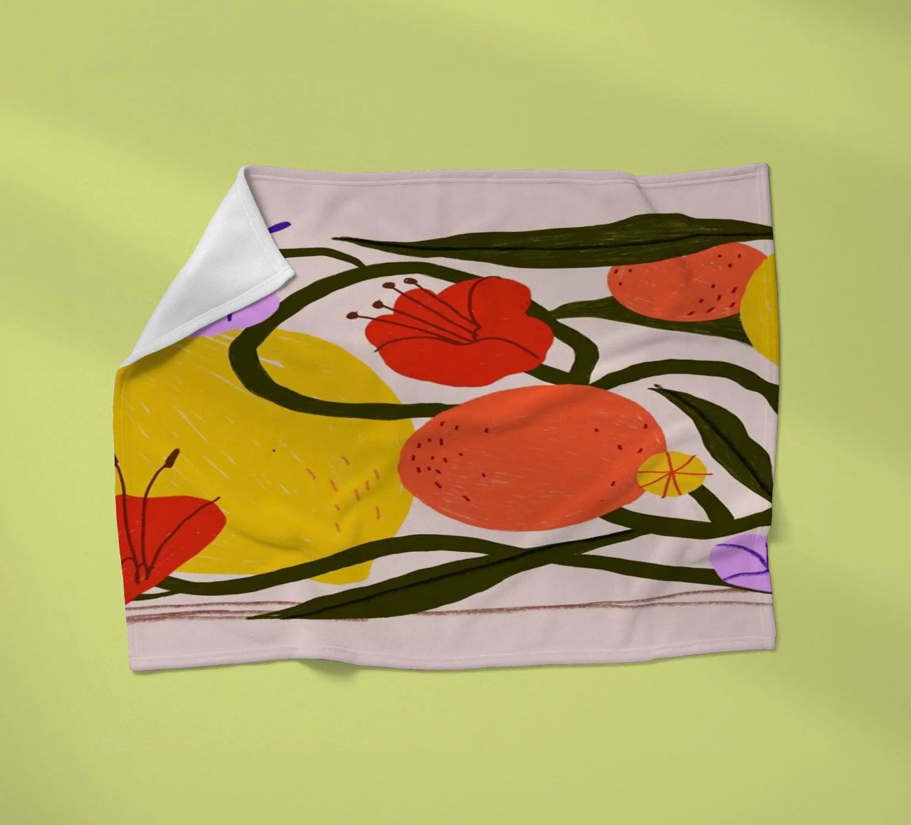 Zesty Twist coperta in pile da Pure