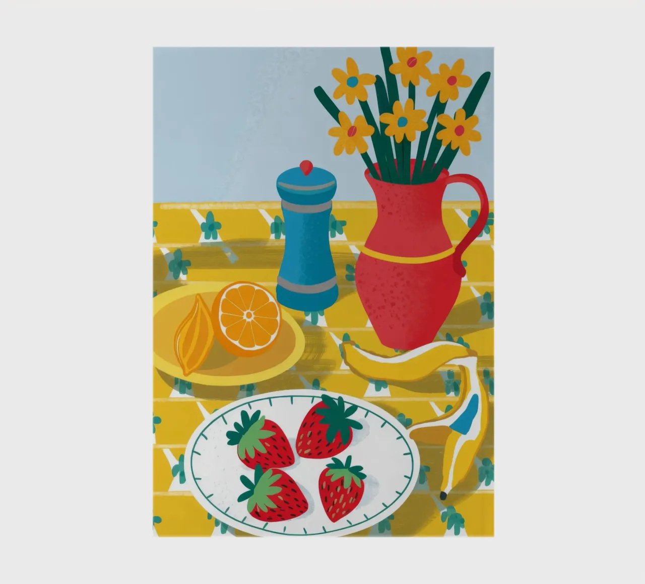 Strawberry Lemonade Stillness notebook by Muse Artworks