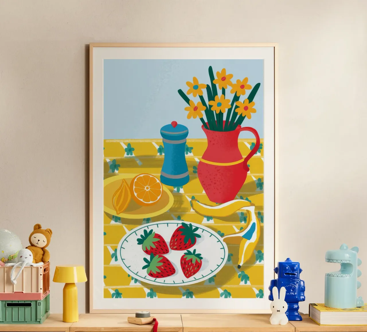 Limonata alla fragola Stillness carta hahnemühle da Muse Artworks