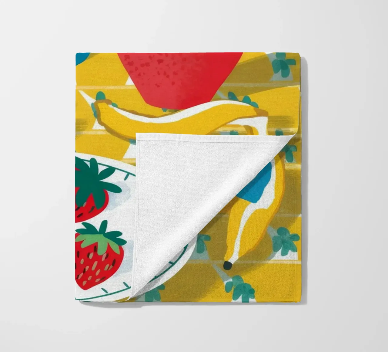 Limonata alla fragola Stillness telo mare da Muse Artworks