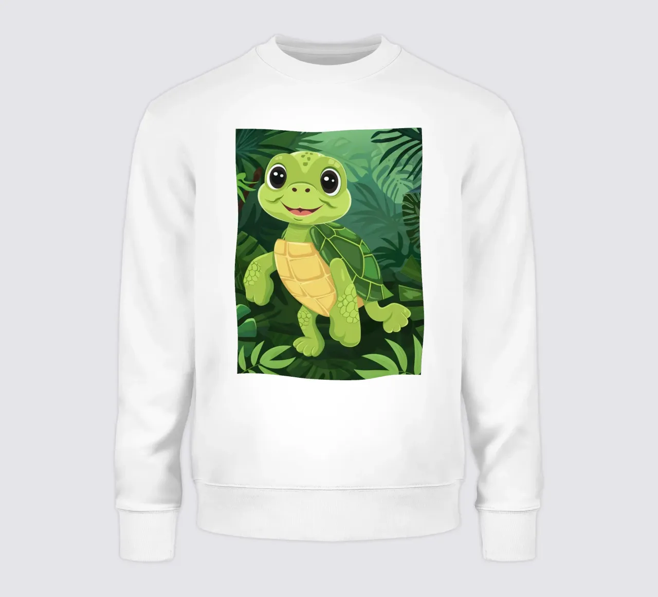 A Friendly Journey: The Curious Box Turtle sweatshirt by DesignDoodle